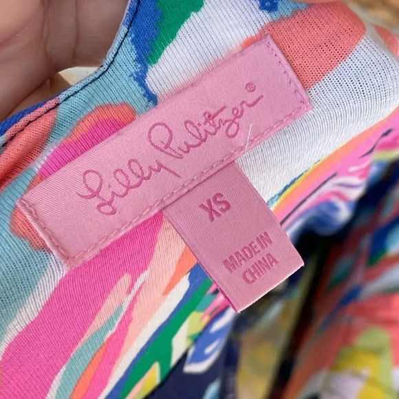 Lilly Pulitzer Fleur Dress XS - Picture 7 of 7